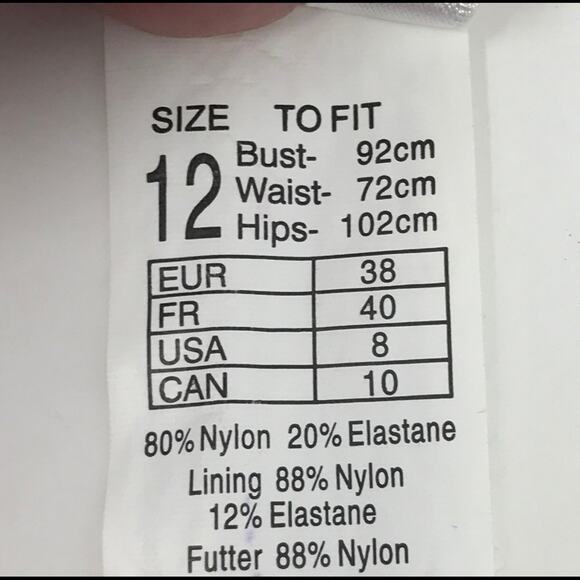 Sea Folly Australia Size US 8  Sonic Boom Bustier Swim Bra-NEW WITH TAGS - Picture 12 of 13